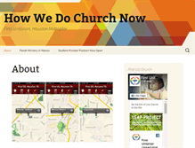 Tablet Screenshot of howwedochurchnow.org